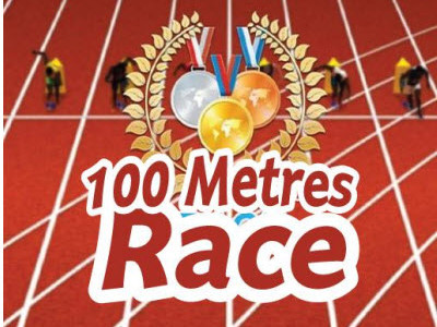  100 Metres Race background