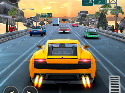 Highway Racer background