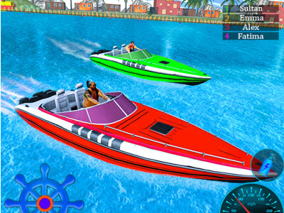 Jet Boat Racing background