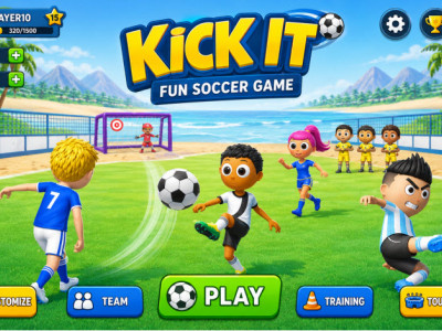 Kick It Fun Soccer Game background