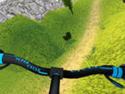 Mountain Bike Hill Racing background