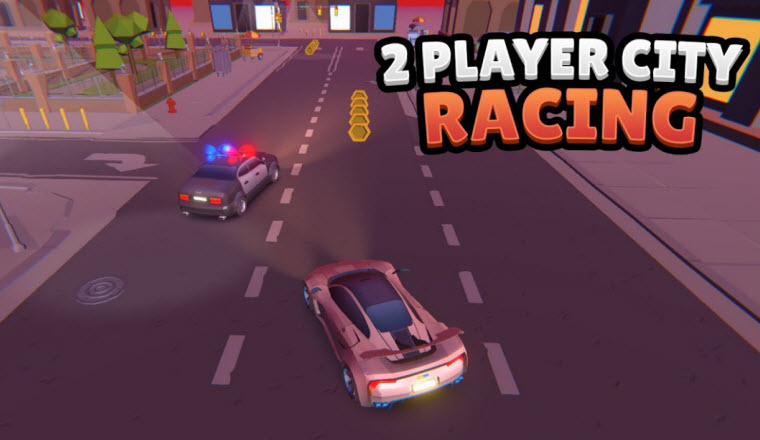2 player city racing 2 screenshot