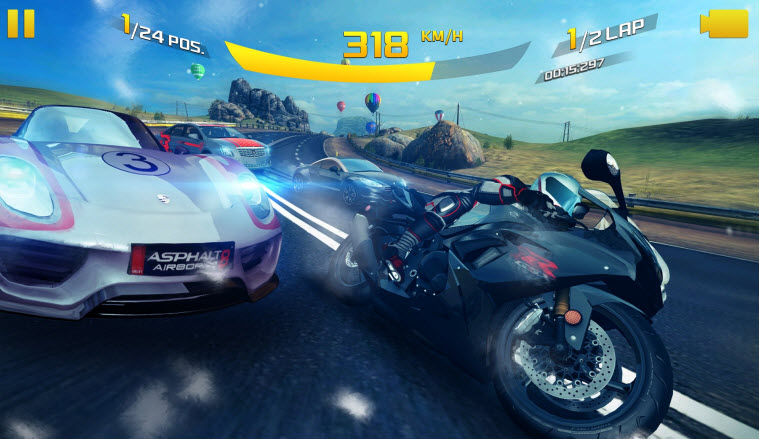 asphalt speed racing screenshot
