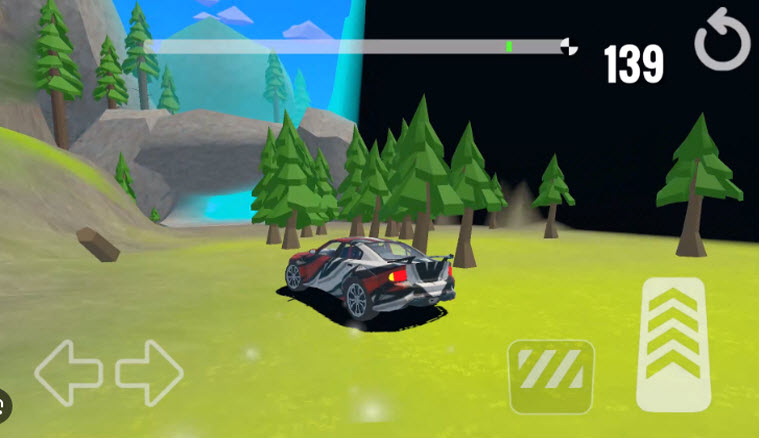 epic racing descent on cars screenshot