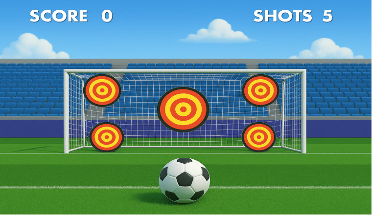 soccer target screenchot